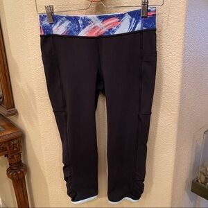 IVIVVA Girls Black Cropped Pants Size 14